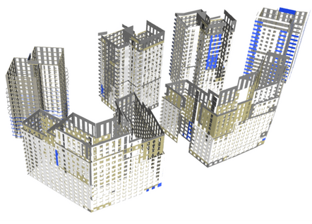 Construction BIM model