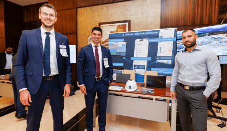 Signax presented unified data workflow for construction site at CTF 2023 Riyadh